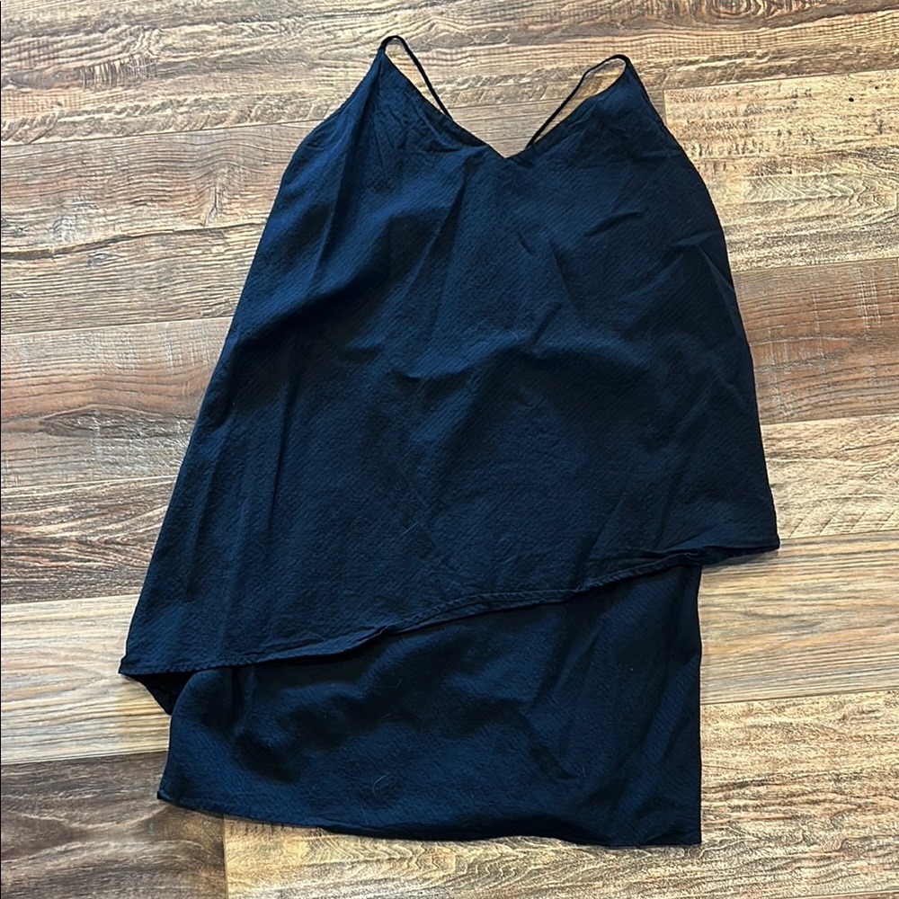 Black Layered Slip Dress